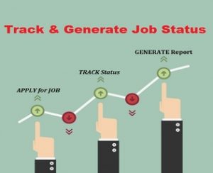 Web Application to track & generate Job status report